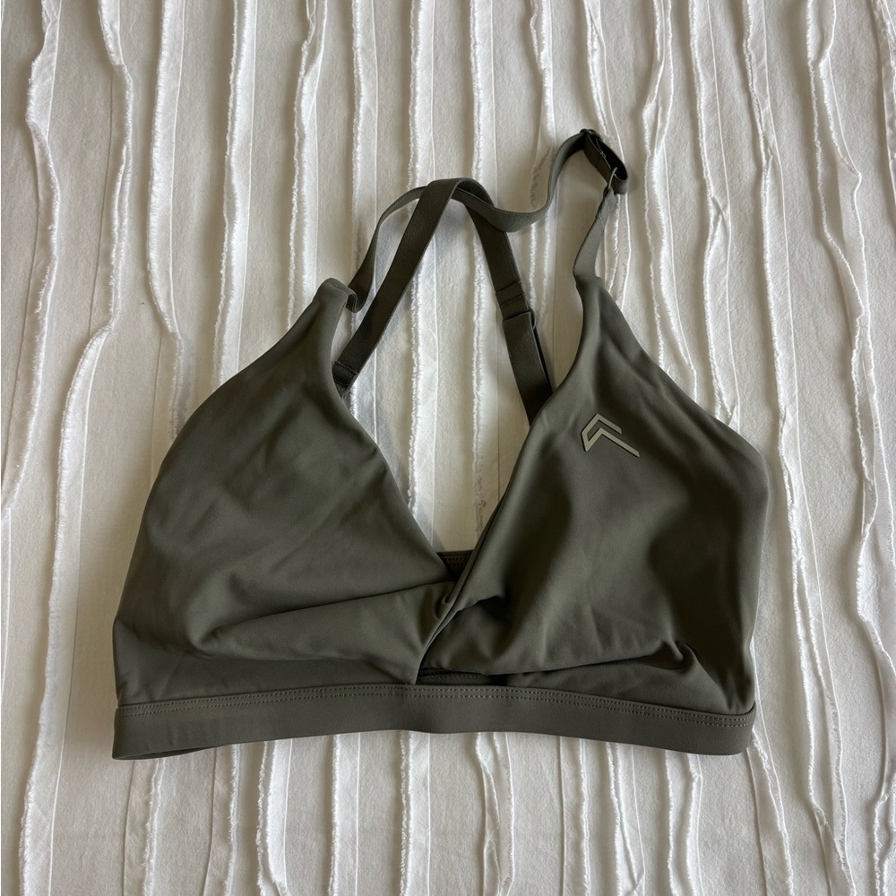 Oner active unified alpine green sports bra